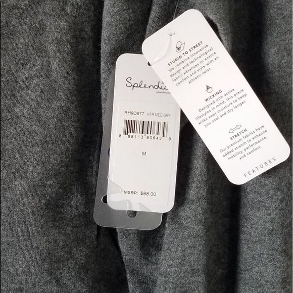 Splendid Shirred Sleeve Full-Zip Hoodie - Picture 2 of 4